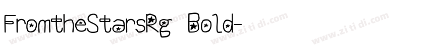 FromtheStarsRg Bold字体转换